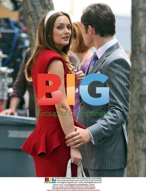 Ed Westwick and Leighton Meester on "Gossip Girl"