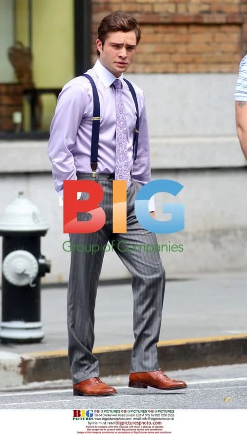 Ed Westwick and Leighton Meester on "Gossip Girl"