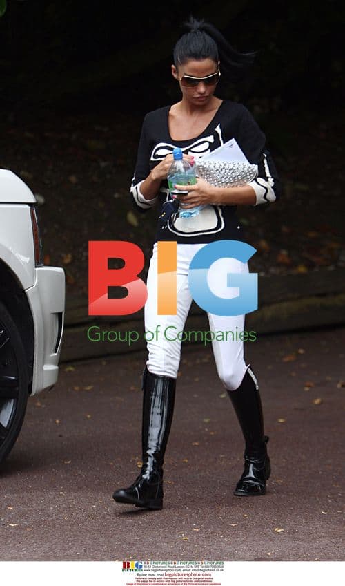 Katie Price aka Jordan out and about