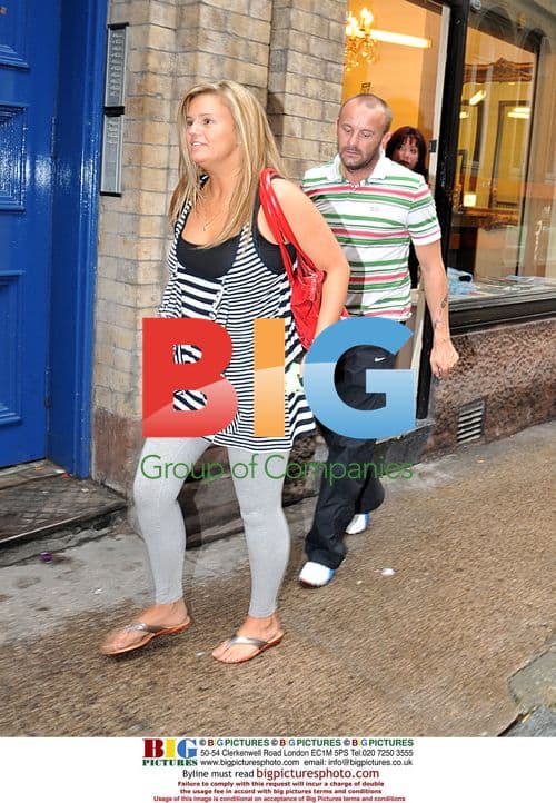 Kerry Katona and Mark Croft visit hairdresser