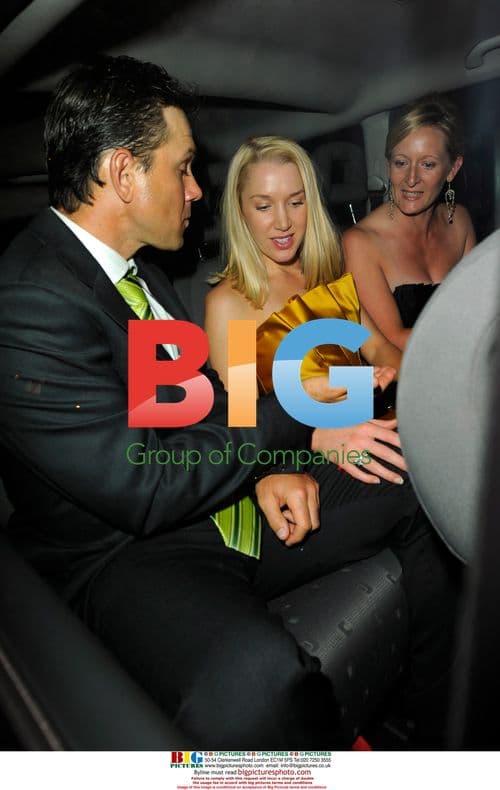 Ricky Ponting Leaving Foundation Dinner