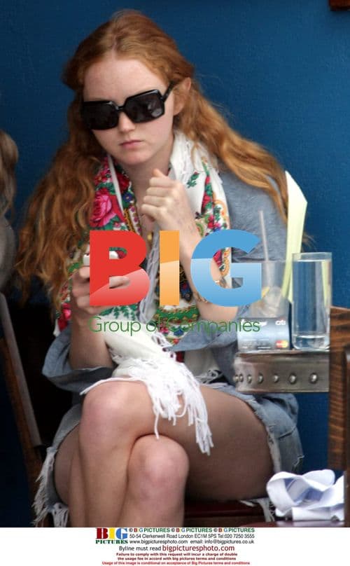 Model Lily Cole seen out with boyfriend in London