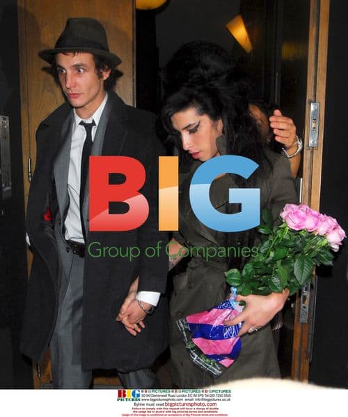 Amy Winehouse and Blake Fielder-Civil leaving club
