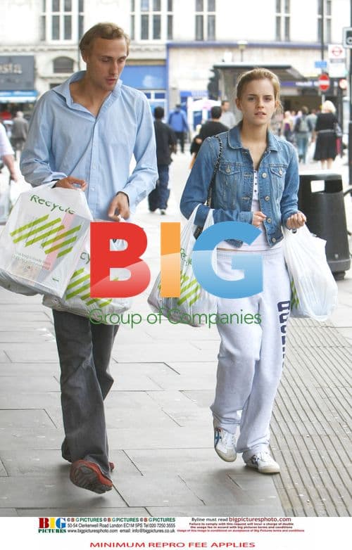 Emma Watson Shopping with Boyfriend