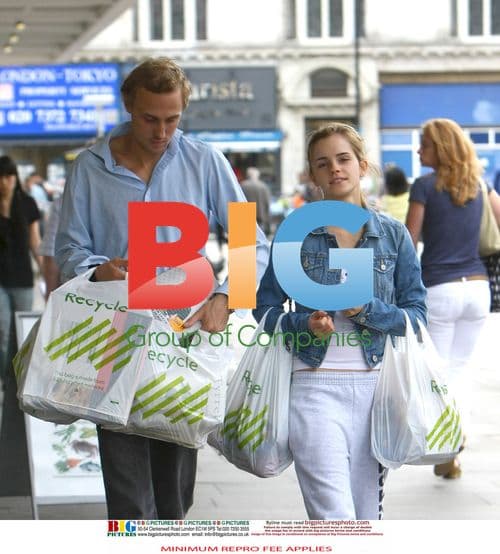 Emma Watson goes shopping with boyfriend