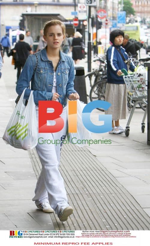 Emma Watson out shopping with boyfriend