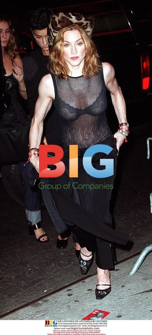Madonna at Versace Fashion Show
