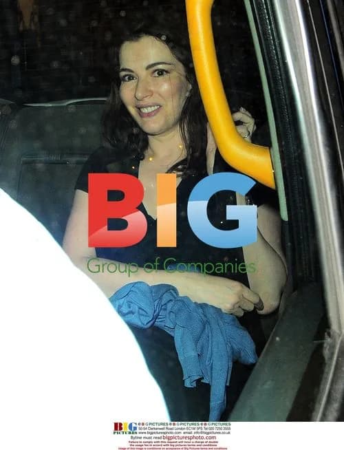 Nigella Lawson at Scotts Restaurant, London