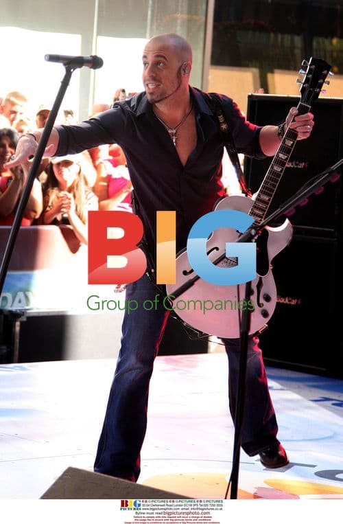 Chris Daughtry of Daughtry performs on Today Show