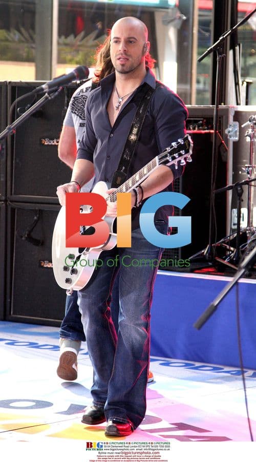 Chris Daughtry performs on Today Show