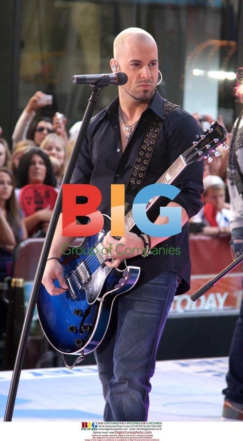 Chris Daughtry performs on Today Show