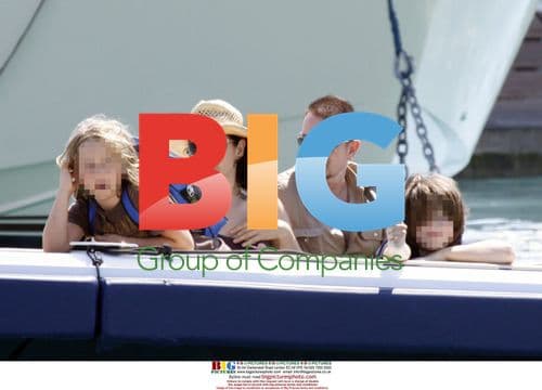 Bono Leaves Eze Villa with Family