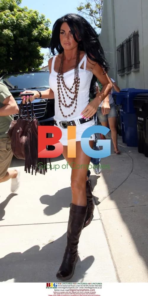 Katie Price arrives at LA house