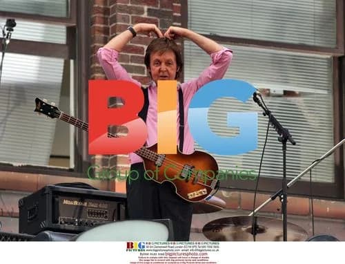 Paul McCartney Performs on Ed Sullivan Marquee