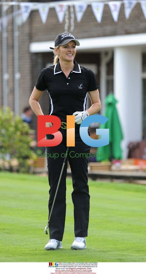 Celebs attend charity golf tournament in London