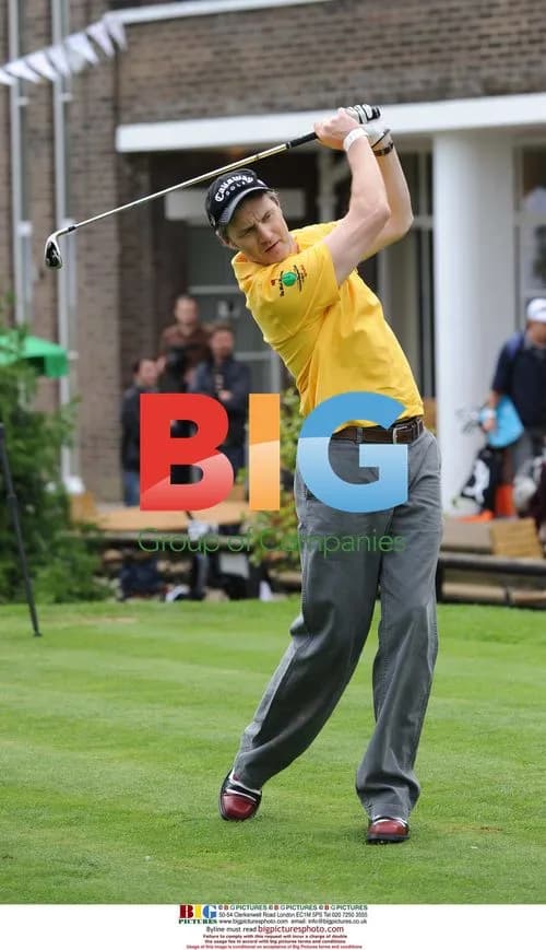 Celebrities attend charity golf tournament in London