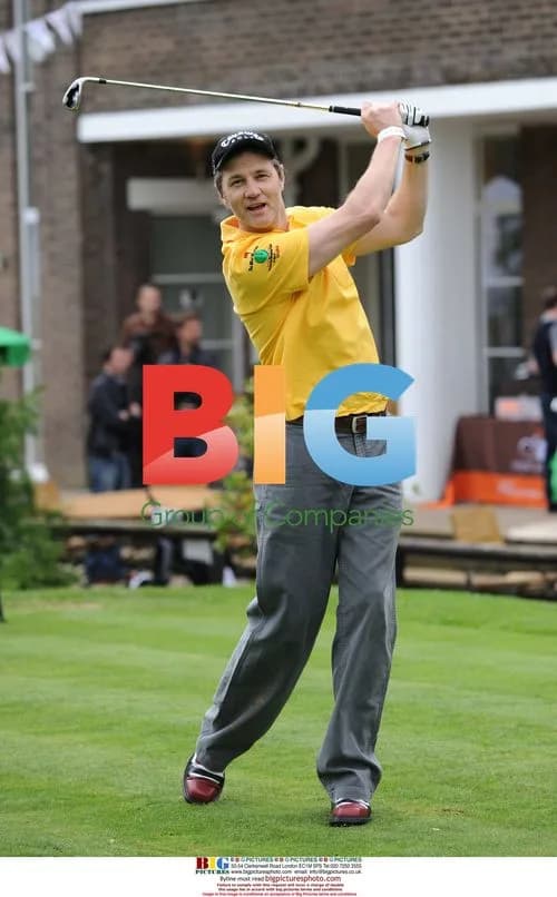 Celebrities attend charity golf tournament in London
