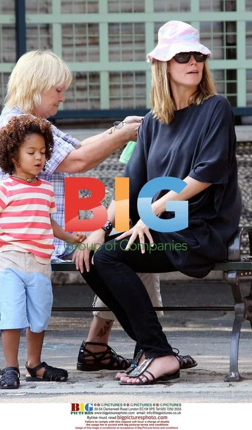 Heidi Klum with Her Children in NYC
