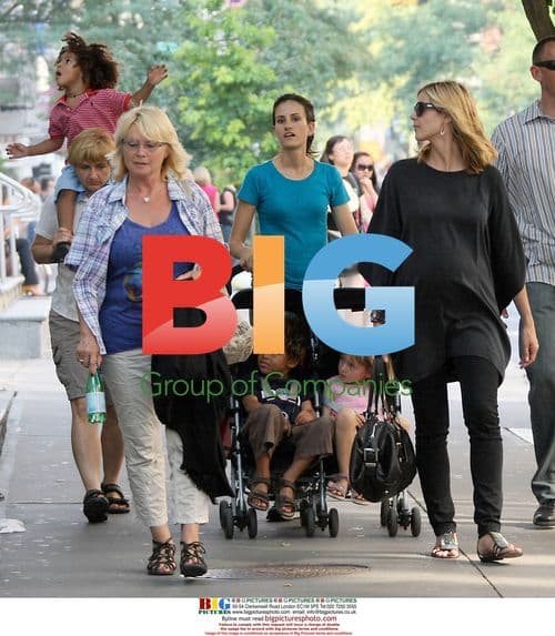 Heidi Klum with Kids in NYC Park