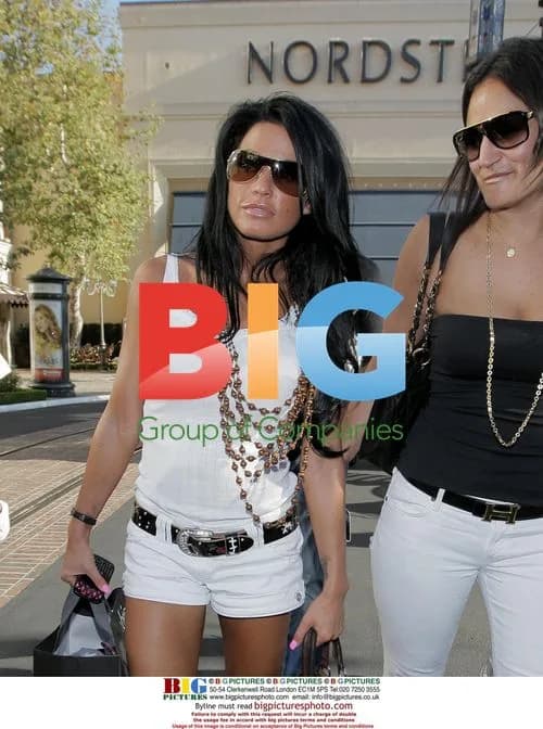 Katie Price Shopping at The Grove