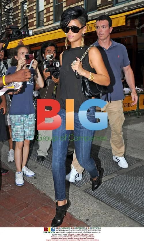 Rihanna Leaving Da Silvano Restaurant