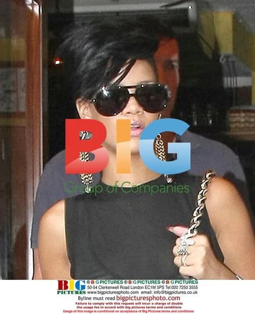Rihanna leaving Da Silvano restaurant