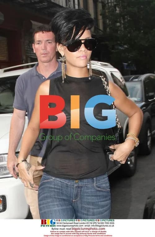 Rihanna leaves Da Silvano restaurant in NYC