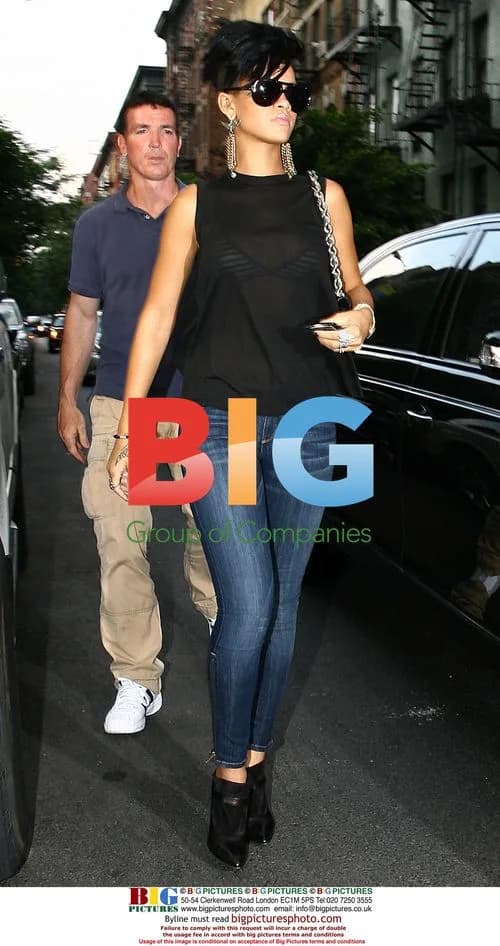 Rihanna Leaves Da Silvano Restaurant in NYC
