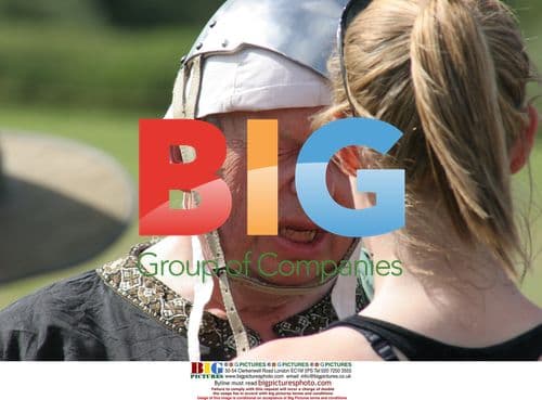 John Sergeant in medieval costume at festival