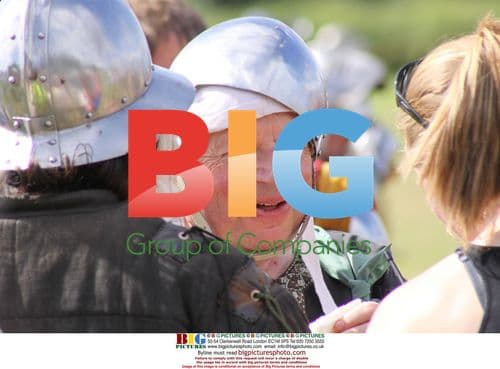 John Sergeant dresses up at Tewksbury festival