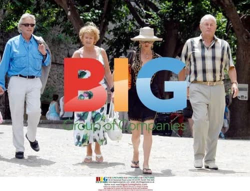 Michael Douglas and Catherine Zeta Jones in Spain