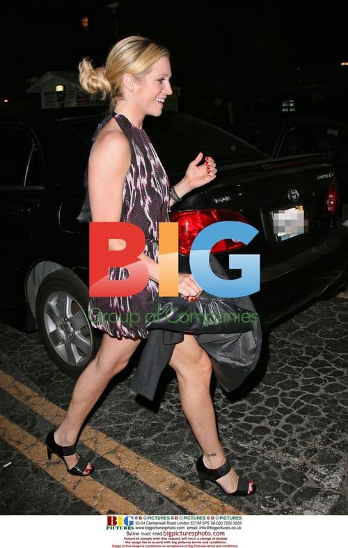 Brittany Snow leaves club in LA