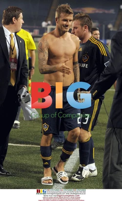 David Beckham After LA Galaxy MLS Match