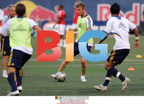 David Beckham Warms Up for MLS Match