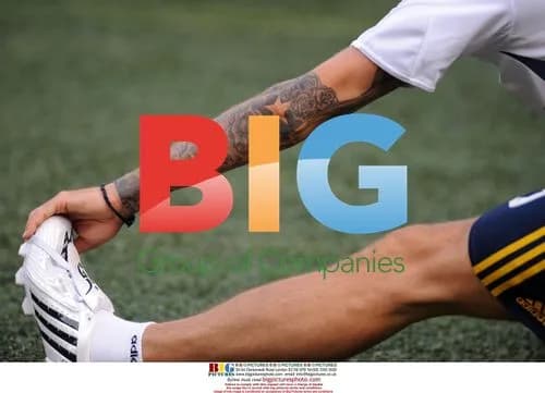 David Beckham Warming Up for LA Galaxy Match