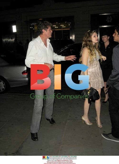 David Hasselhoff celebrates 57th birthday with daughter