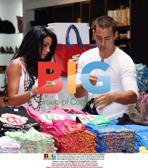 Katie Price goes shopping at Kitson