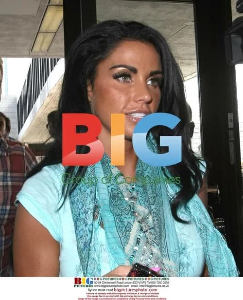 Model Katie Price Arrives at LAX
