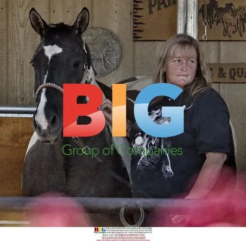 Debbie Rowe Takes Horse Stool Sample