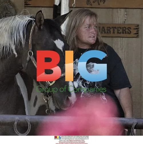 Debbie Rowe Takes Horse Sample