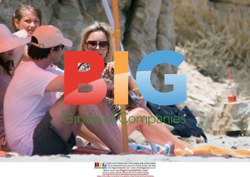 David Duchovny on vacation in Malibu