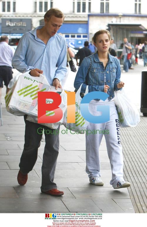 Emma Watson Goes Casual Shopping