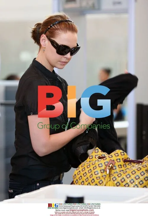 Katherine Heigl Departing LAX Airport