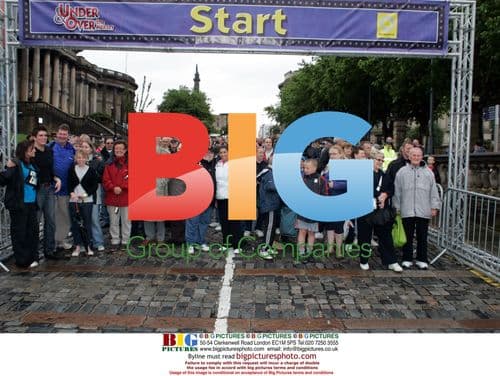 Charity walk in Liverpool, UK