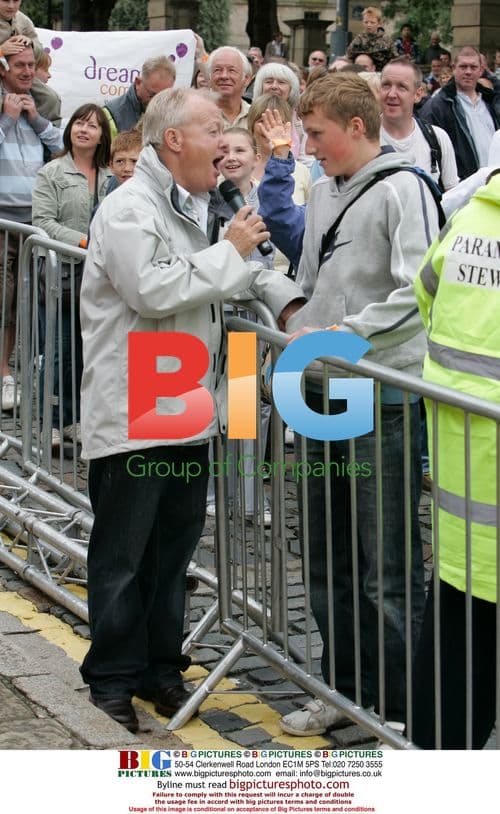 Volunteers in Mersey Tunnel charity walk, Liverpool