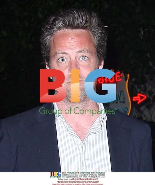 Matthew Perry leaves Chateau Marmont at 2am
