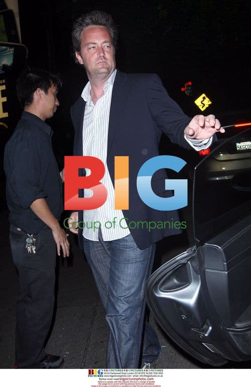 Matthew Perry leaving Chateau Marmont