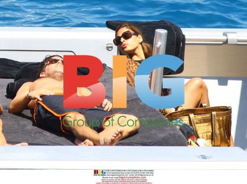 Eva Mendes and Dolce & Gabbana on boat in Italy