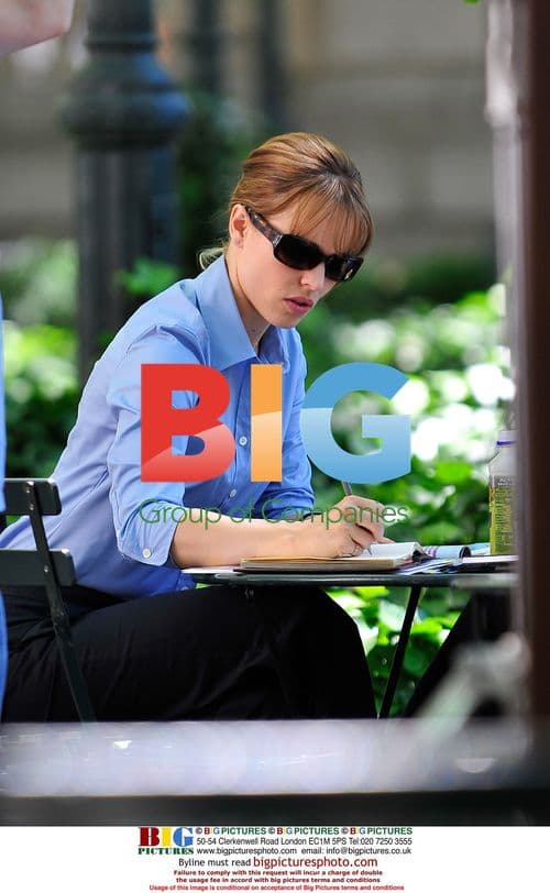 Rachel McAdams on set of "Morning Glory" in NYC