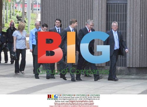 Steven Gerrard Arrives at Court